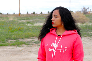 Simple Hoodie, Heather Red